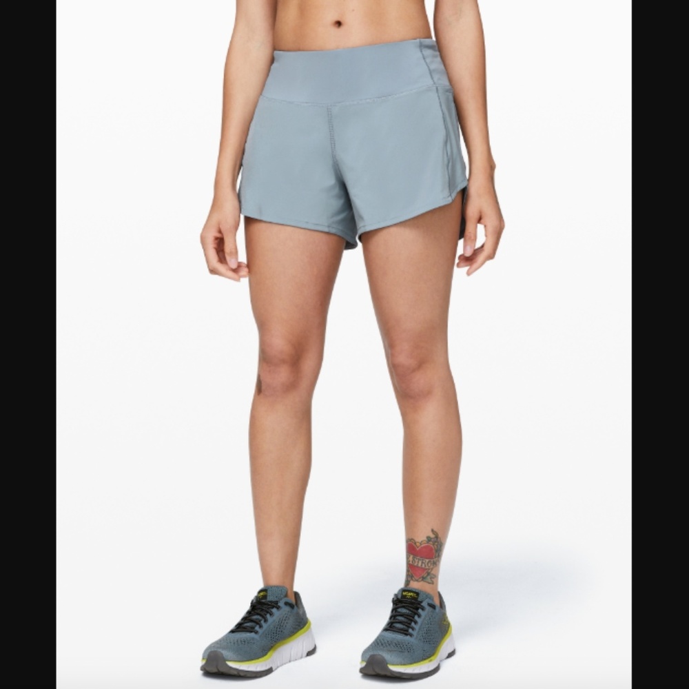 NWT Lululemon Speed Up Short LONG 4" Updated Fit